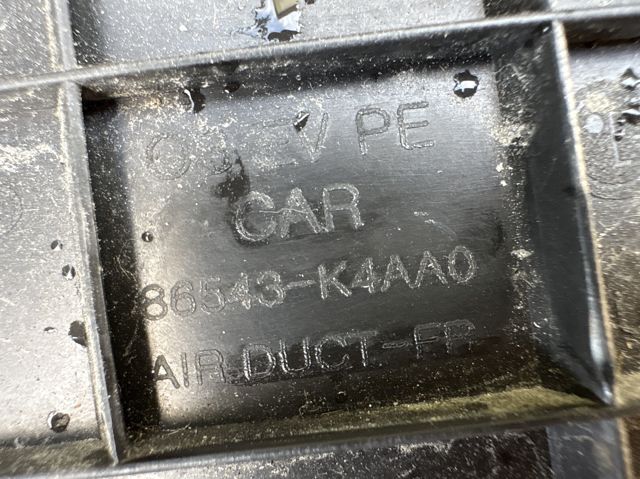 Дефлектор переднього бампера, лівий Hyundai/Kia 86543K4AA0 ціна, від 56.63 USD