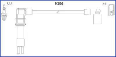 Дріт високовольтний, комплект 134797 Hitachi