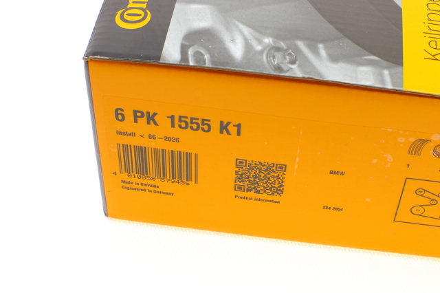 6PK1555K1 Continental/Siemens Ремінь приводний, агрегатів, комплект