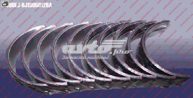 480EJBJ1005012BA Chery Комплект підшипників ковзання коленвалу