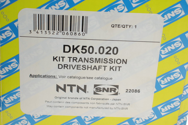 Піввісь задня, ліва SNR DK50020
