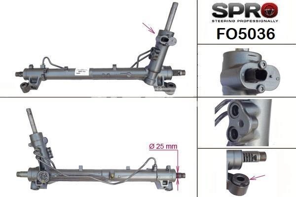 Рейка рульова FO236R MSG