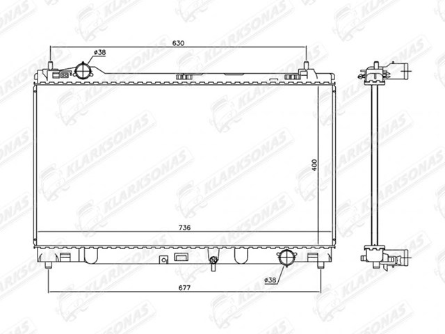 Радіатор основний Toyota 1640031870 ціна, від 83.96 USD
