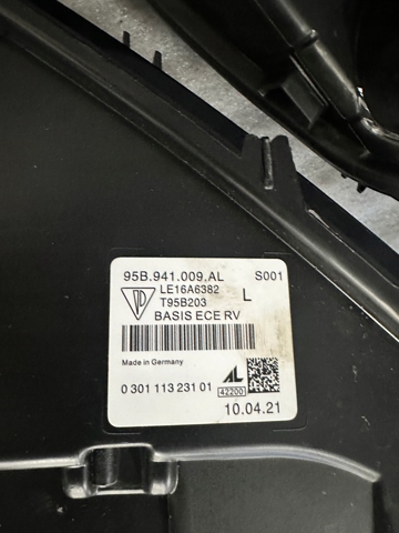  Porsche 95B941009AL ціна, від 570.13 USD