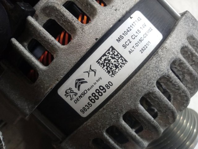9835688980 Peugeot/Citroen Авто генератор