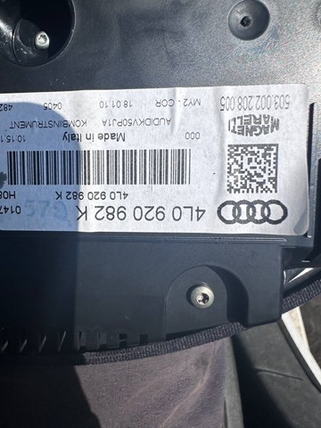 4L0920982K VAG Щиток приладів додатковий