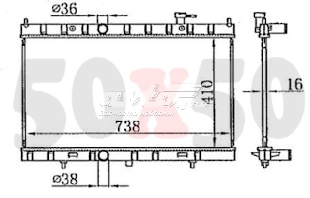 Конденсатор кондиціонера SAT NS0007T32 ціна, від 78.85 USD