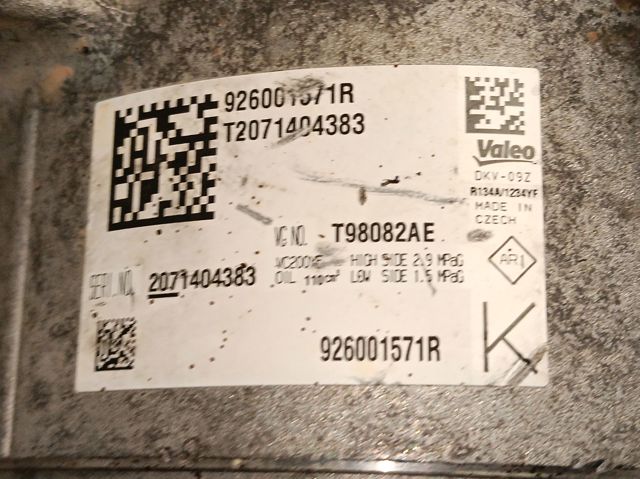 699498 VALEO Компресор холодоагенту