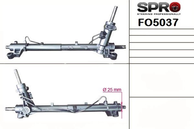 Рульова рейка FO237R MSG Rebuilding