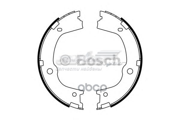 Колодки ручника / стоянкового гальма Bosch 986487776 ціна, від 32.63 USD