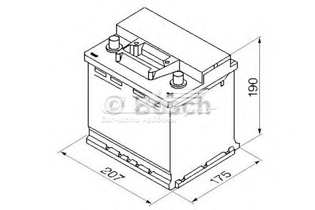 Купити Акумулятор Bosch 45 А/г (0092S30020)