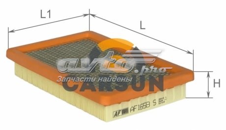AF1658S Alpha Filter Повітряний фільтр двигуна