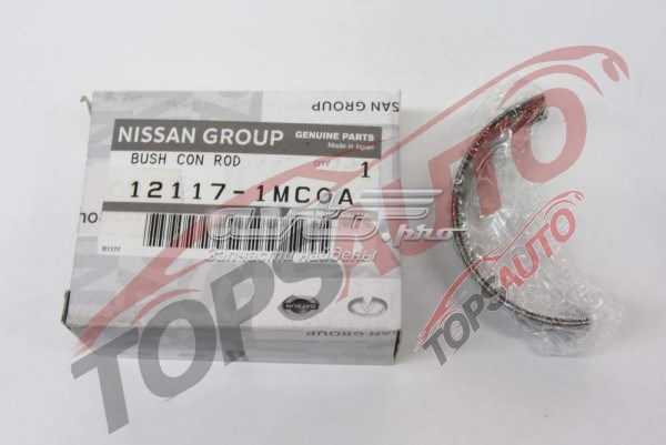 121171MC0A Nissan/Infiniti Вкладиші коленвала, шатунні, комплект, 1-й ремонт (+0,25)