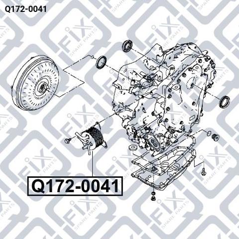 Радіатор охолодження, АКПП Q-fix Q1720041 ціна, від 54.35 USD