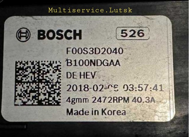 F00S3D2040 Hyundai/Kia 