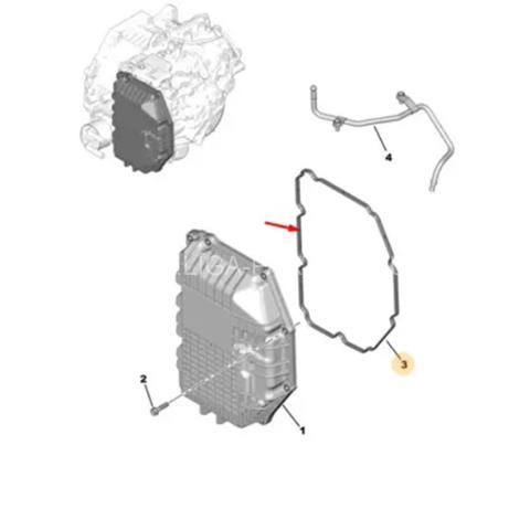 9824606080 Peugeot/Citroen Прокладка масляного насоса