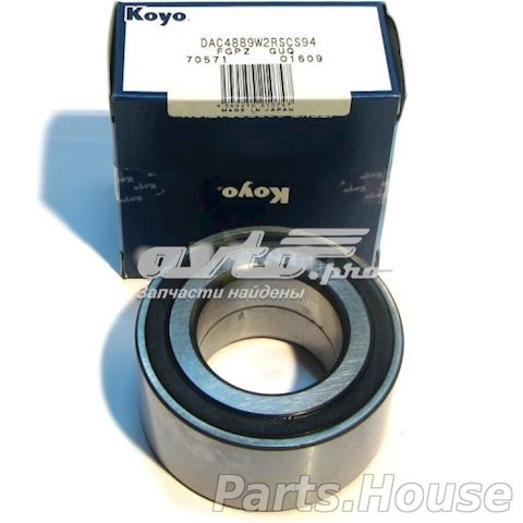Комплект підшипник маточини передньої Koyo DAC4889W2RSCS94 ціна, від 28.77 USD