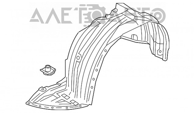 Купити TK4856130B Mazda Підкрилок передній правий