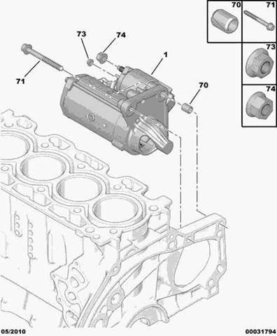 Стартер TS22E28 VALEO