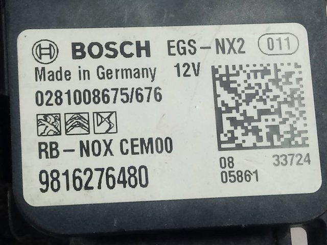 Датчик оксидів азоту NOX, передній Opel 9816276480