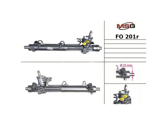 FO201R MSG Rebuilding Рейковий рульовий механізм