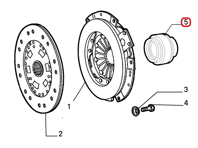 60516873 Fiat/Alfa/Lancia Підшипник ковзання зчеплення
