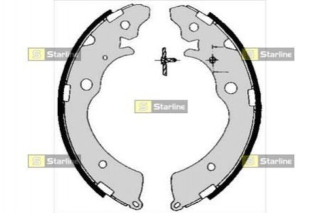 Гальмівні колодки Starline BC05690 ціна, від 17.94 USD