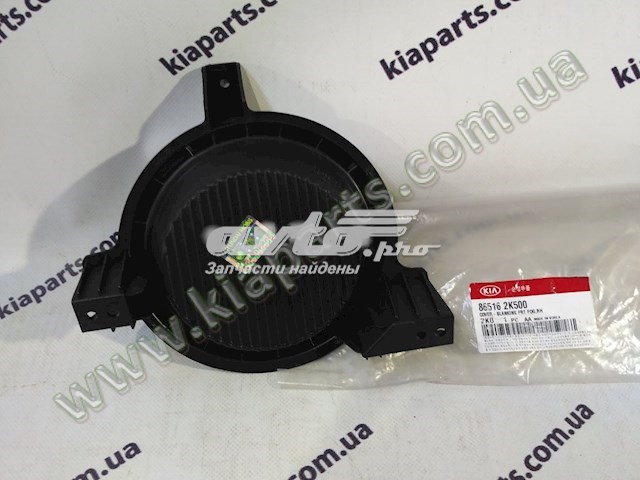 865162K500 Hyundai/Kia Заглушка, решітка протитуманних фар бампера переднього, права