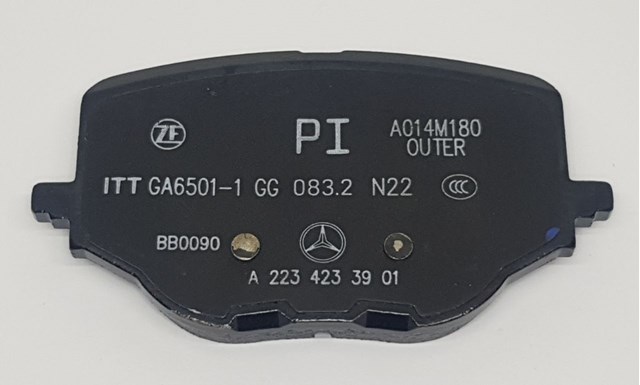 Задні гальмівні колодки A0004209605 Mercedes