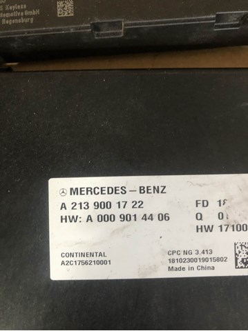 Електронний блок керування двигуном A6519003603 Mercedes