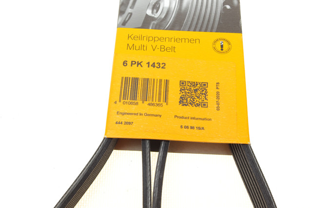 Ремінь генератора 6PK1432 Continental/Siemens