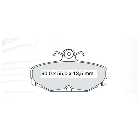 Купити D689E Intelli Задні колодки