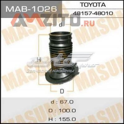 Купити MAB1026 Masuma Пильник амортизатора переднього