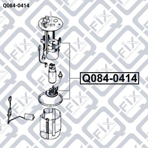 Фільтр тонкого очищення палива Q-fix Q0840414 ціна, від 28.38 USD