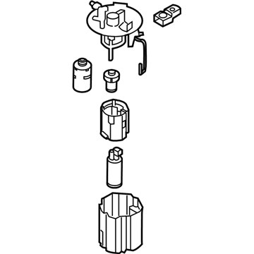 Модуль паливного насосу, з датчиком рівня палива Hyundai Accent (SB) (Хендай Акцент)