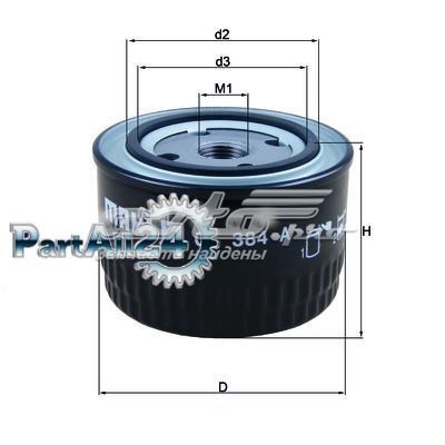 OC384A Mahle Original Фільтр масла