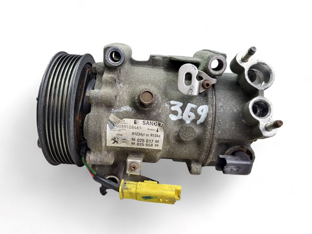 9802501780 Peugeot/Citroen Компресор холодоагенту