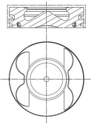 Поршень в зборі Mahle Original 001PI00106000 ціна, від 80.60 USD