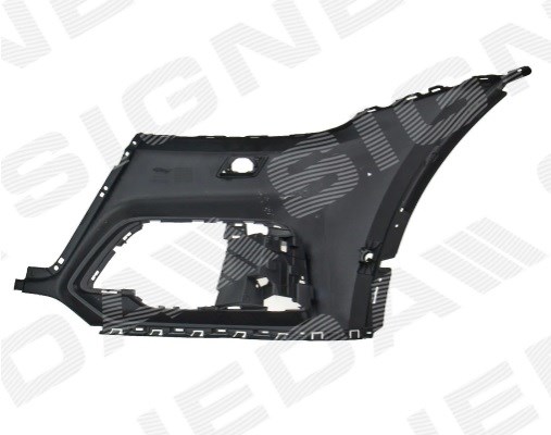 Бампер передній, права частина Signeda PAD04062PBR ціна, від 115.06 USD