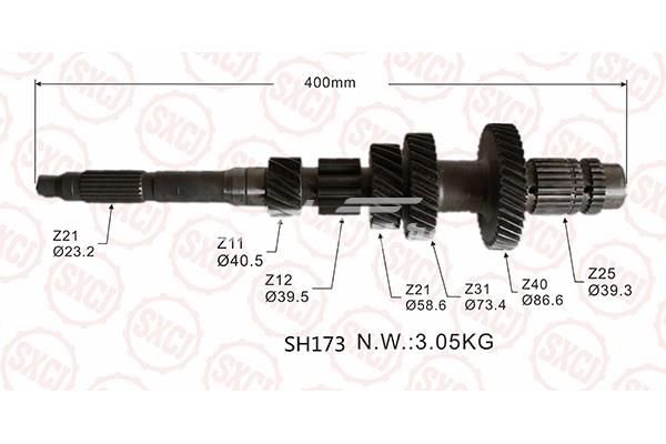 HW800210 Hanswerk Зубчасті передачі та вали