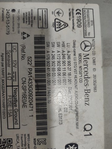 A2469002718 Mercedes