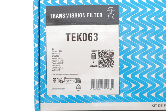 Фільтр АКПП TEK063 Purflux