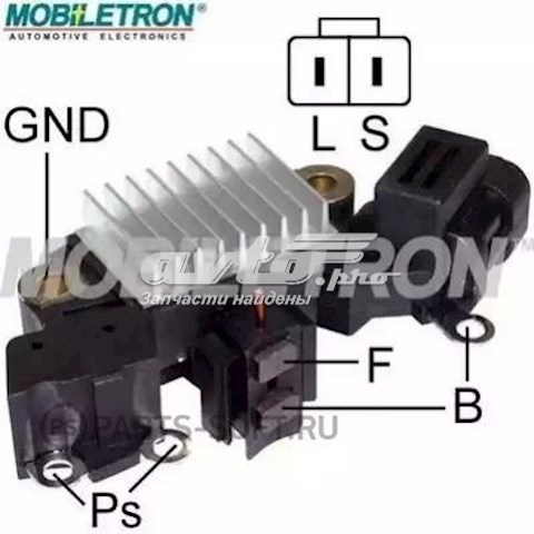 VRH200045 Mobiletron реле-регулятор генератора, (реле зарядки)