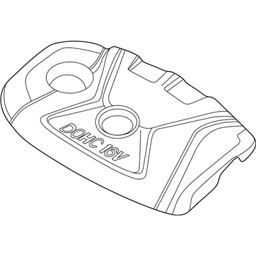 Кришка двигуна декоративна Hyundai/Kia 292402E200 ціна, від 22.57 USD