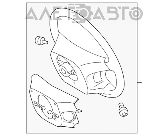 4510048430C0 Toyota Рульове колесо
