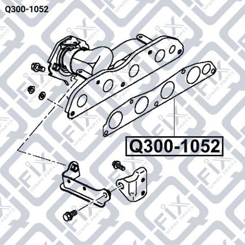 Прокладка випускного колектора Q-fix Q3001052 ціна, від 7.36 USD