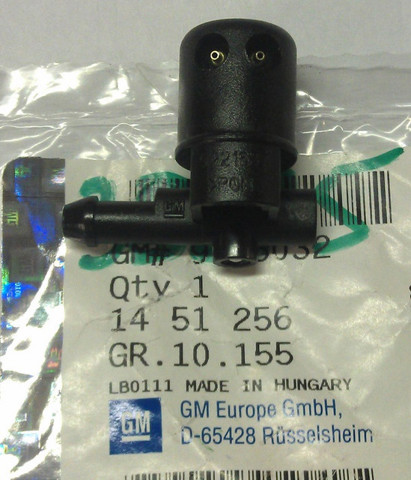 9186032 General Motors Форсунка омивача скла лобового, ліва