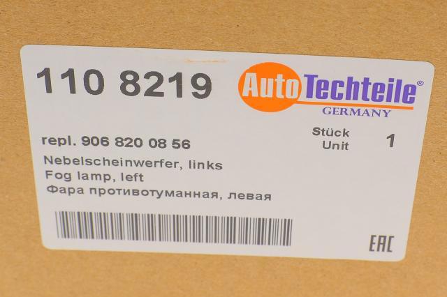 Фара протитуманна, ліва 1108219 Autotechteile