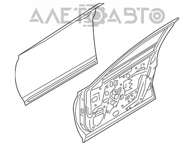 HMA015NAMA Nissan/Infiniti Дверь передня ліва