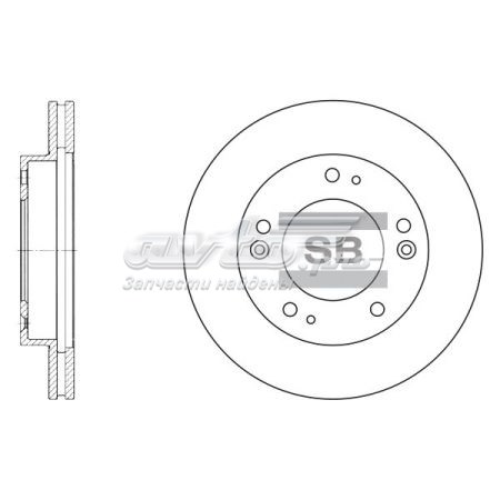 Диск переднього гальма Starline PB2978 ціна, від 30.70 USD